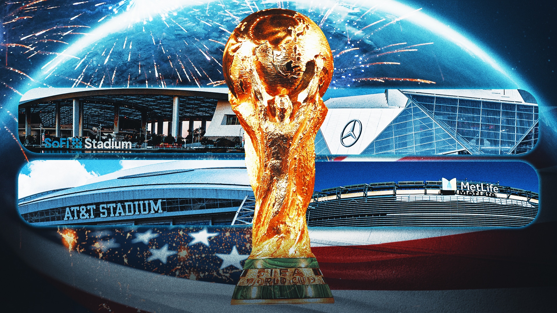 Celebración con el trofeo de la Copa del Mundo FIFA